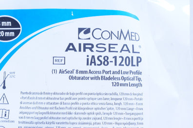 ConMed iAS8-120LP AirSeal Access Port & Low Profile Obturator 8 mm x 120 mm (x)